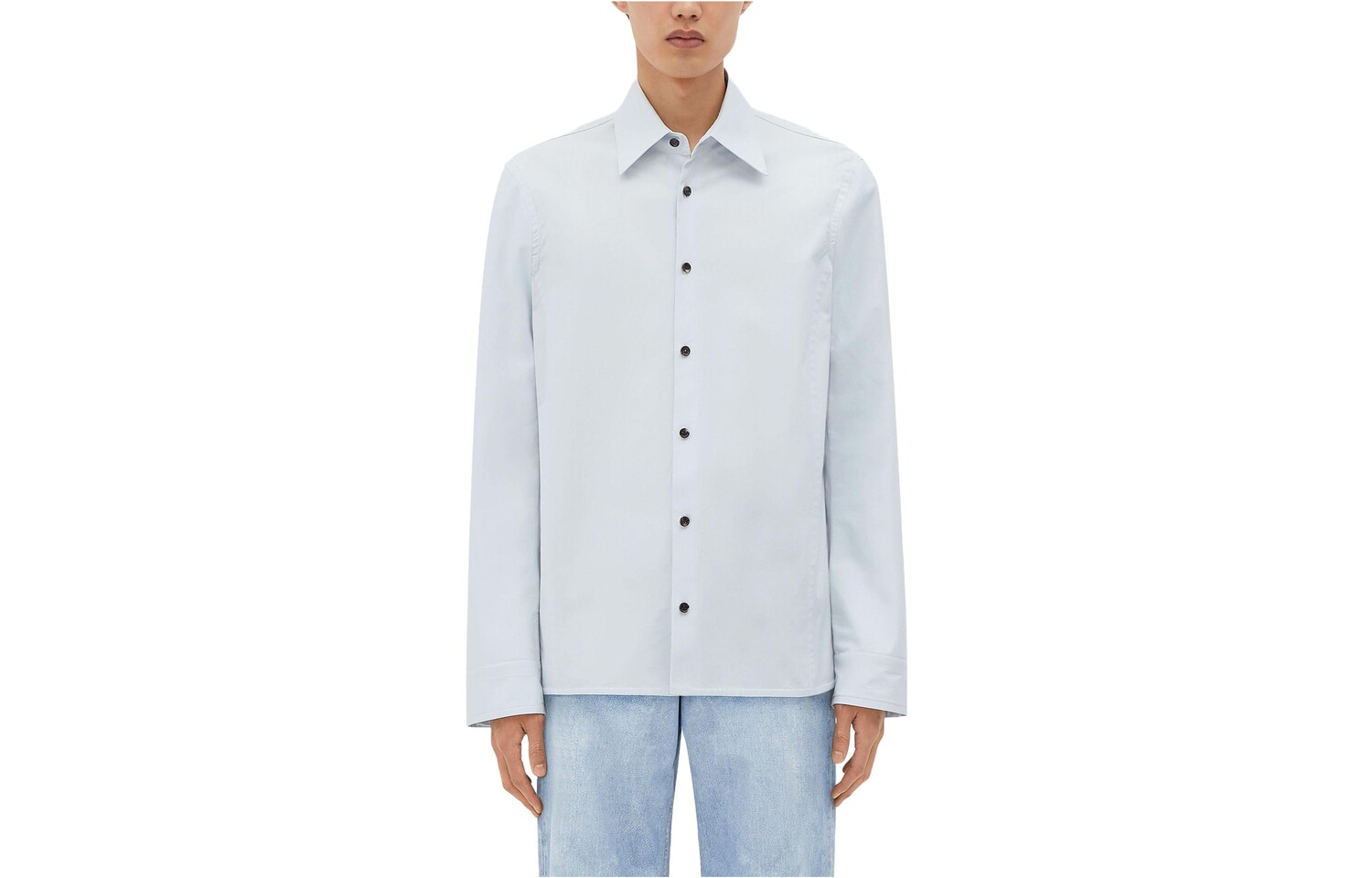 Рубашка мужская пыльно-синяя Bottega Veneta, синий
Рубашка мужская пыльно-синяя Bottega Veneta, синий