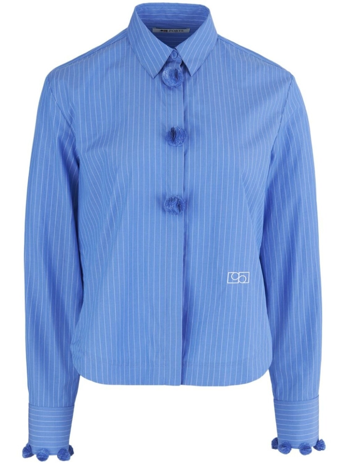 Очаровательная рубашка с помпонами Ports 1961, синий
Очаровательная рубашка с помпонами Ports 1961, синий