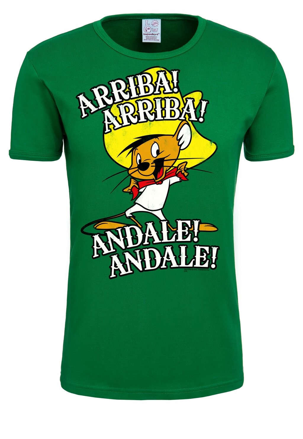 Футболка с принтом T-SHIRT LOONEY TUNES – ARRIBA! ANDALE! LOGOSHIRT, зеленый
Футболка с принтом T-SHIRT LOONEY TUNES – ARRIBA! ANDALE! LOGOSHIRT, зеленый