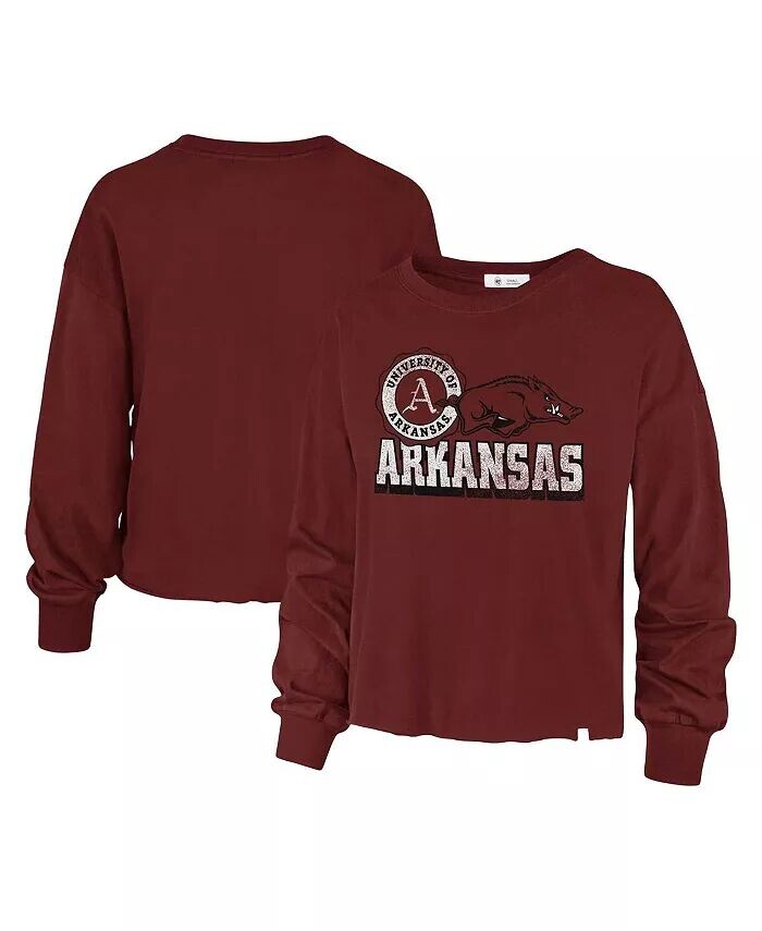 Женская футболка с длинным рукавом Cardinal Arkansas Razorbacks Bottom Line Parkway '47 Brand
Женская футболка с длинным рукавом Cardinal Arkansas Razorbacks Bottom Line Parkway '47 Brand