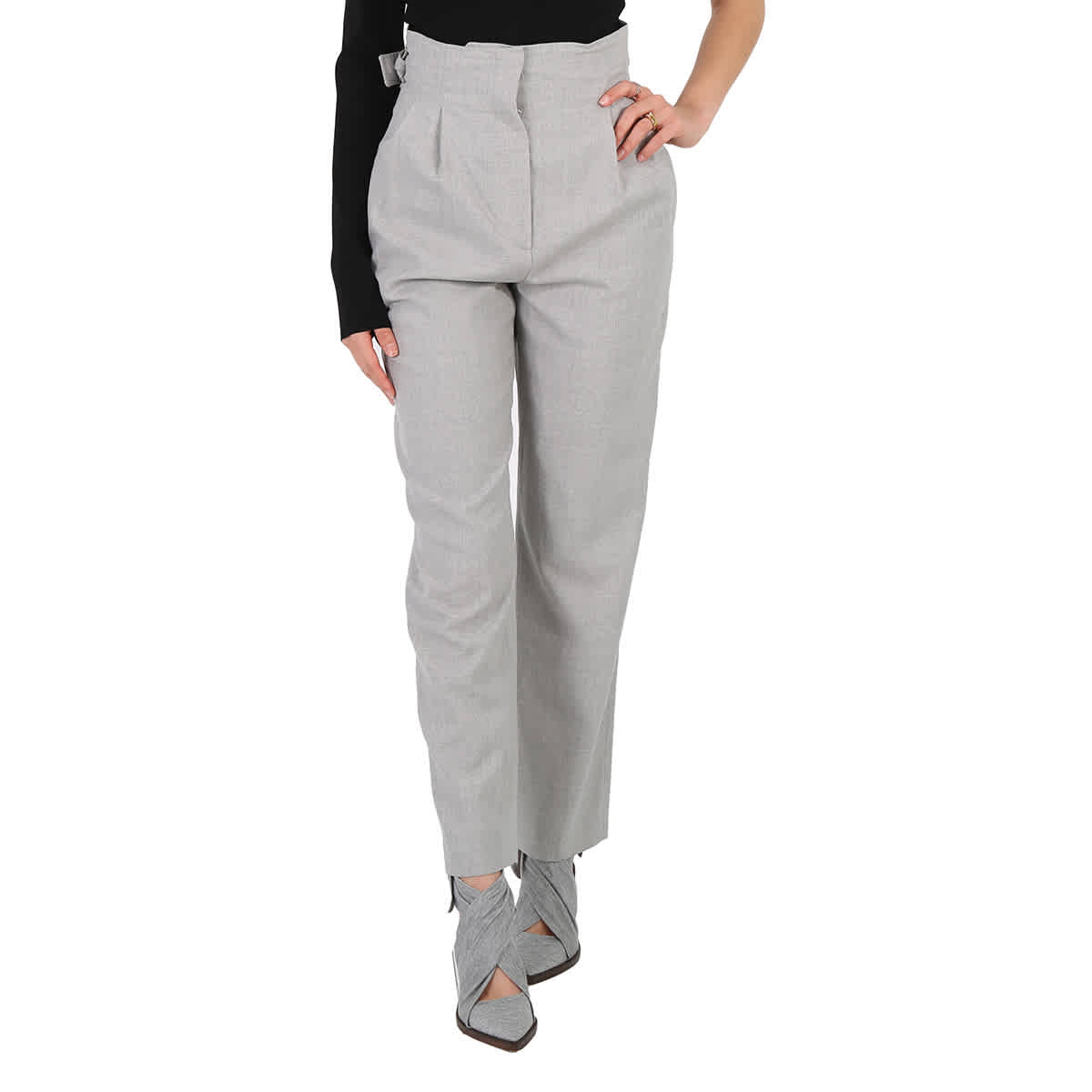 Брюки Burberry с вырезанными деталями из шерсти, Heather Melange
Брюки Burberry с вырезанными деталями из шерсти, Heather Melange