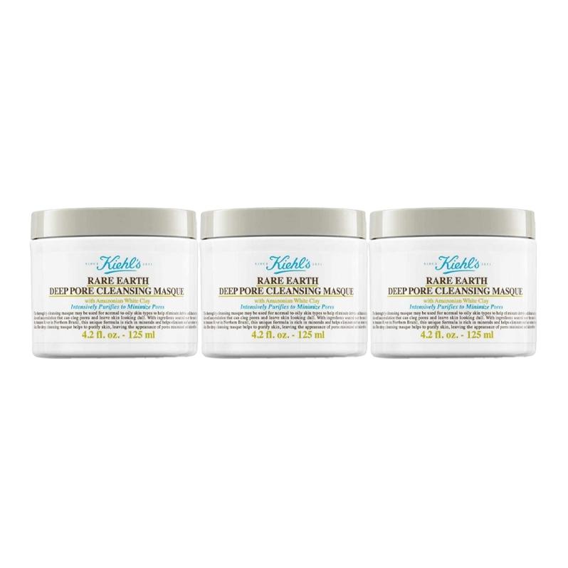 Kiehl's Keyanshi очищающая маска с белой глиной для удаления черных точек, сужения пор и эксфолиации 125 мл