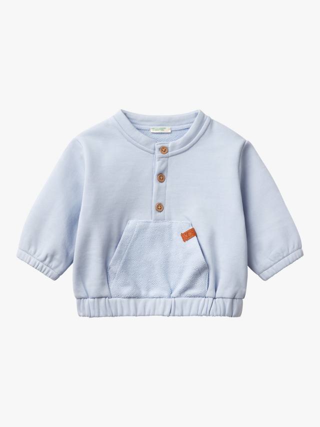 Толстовка с карманом для детской сумки Benetton, светло-синий
Толстовка с карманом для детской сумки Benetton, светло-синий