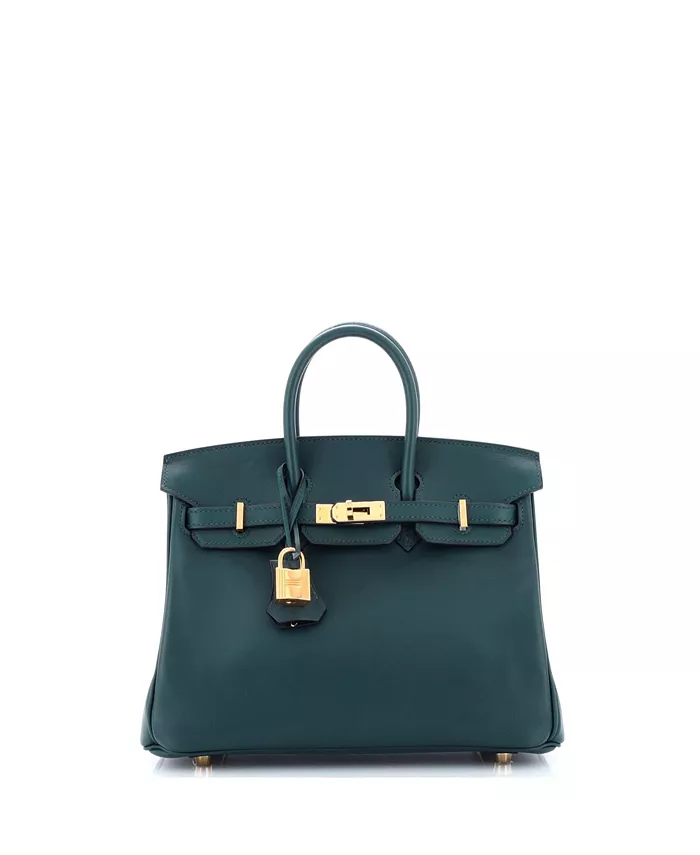 Сумка Birkin 25 зеленого цвета из кожи Swift с золотой фурнитурой Pre-Owned HERMÉS, зеленый
Сумка Birkin 25 зеленого цвета из кожи Swift с золотой фурнитурой Pre-Owned HERMÉS, зеленый