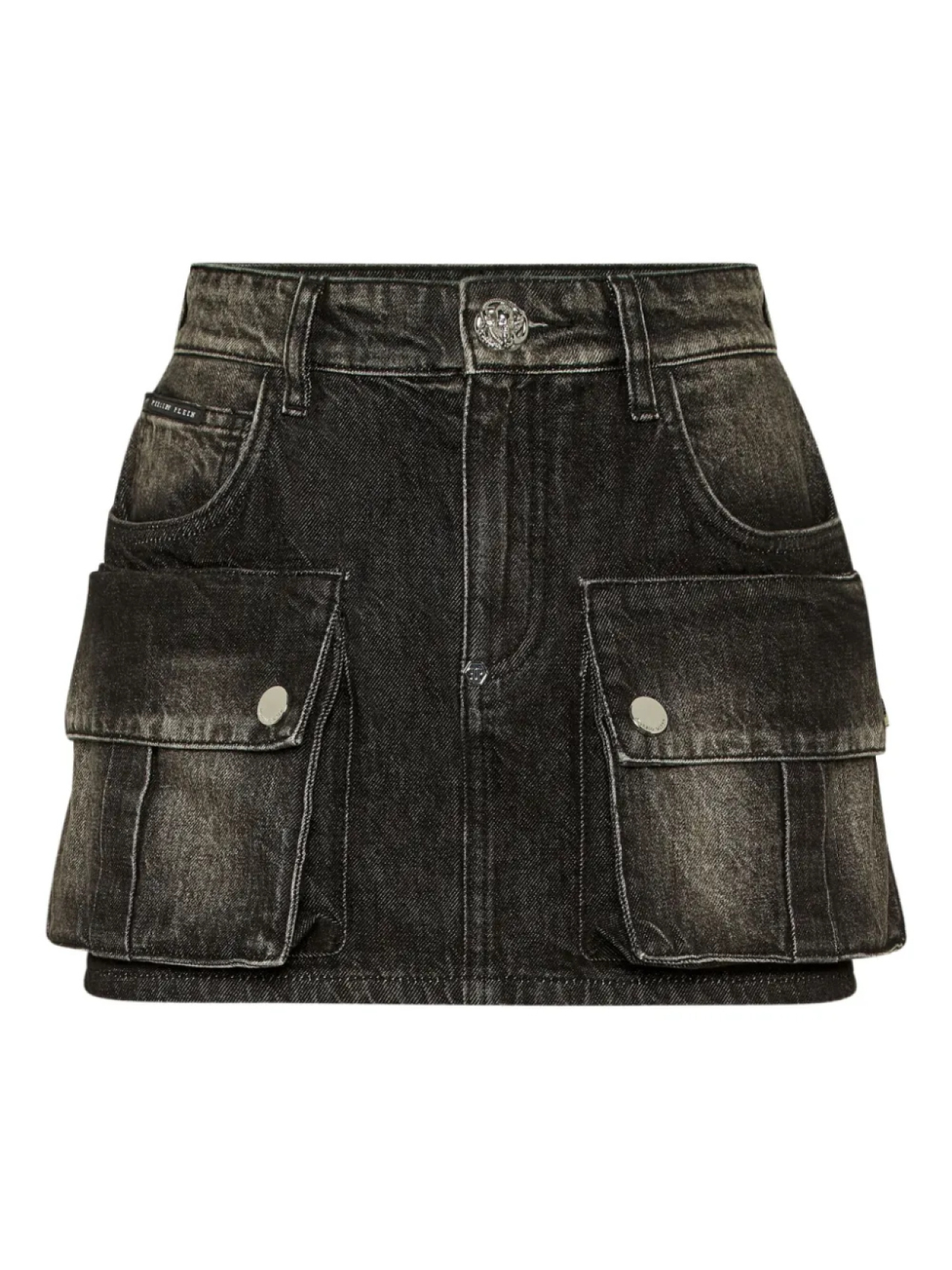Джинсовая юбка Philipp Plein с карманами-карго, черный
Джинсовая юбка Philipp Plein с карманами-карго, черный