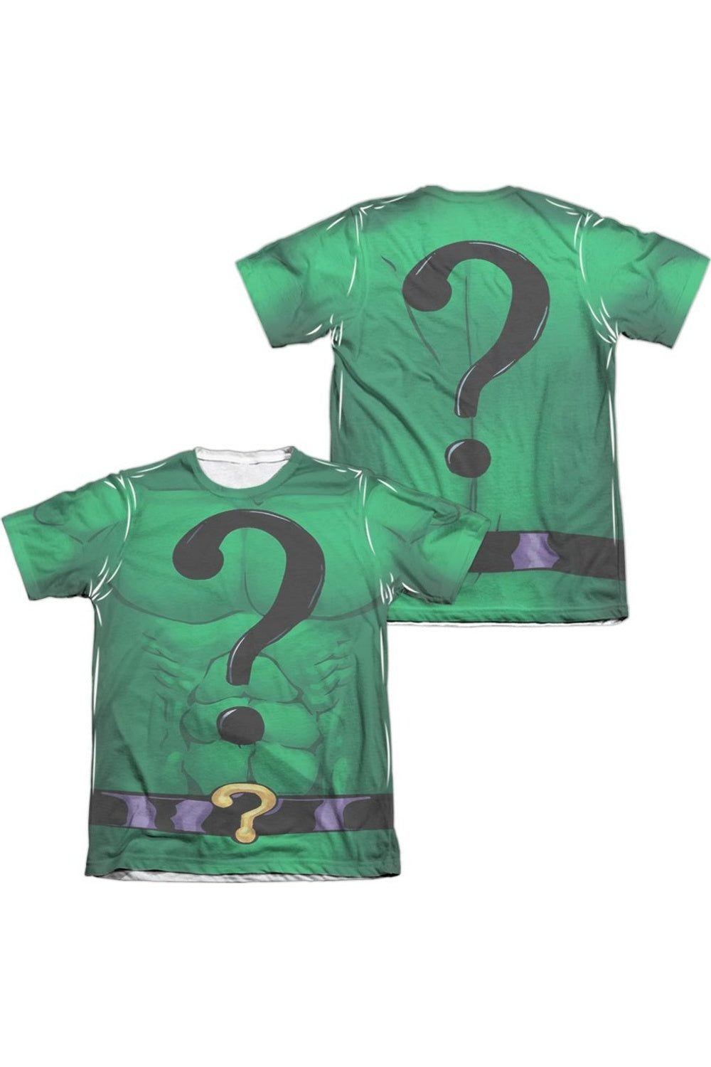 Футболка / джерси Batman Riddler Uniform (принт спереди/сзади) для взрослых из полиэстера/хлопка с коротким рукавом Gildan, белый
Футболка / джерси Batman Riddler Uniform (принт спереди/сзади) для взрослых из полиэстера/хлопка с коротким рукавом Gildan, белый