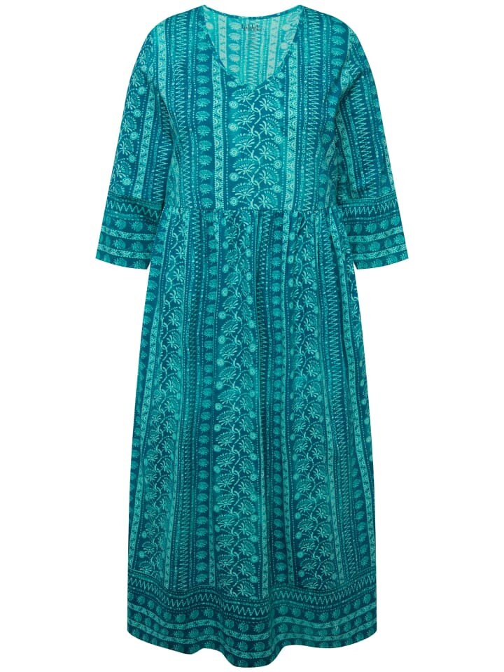 Длинное платье Ulla Popken, бирюзовый
Длинное платье Ulla Popken, бирюзовый