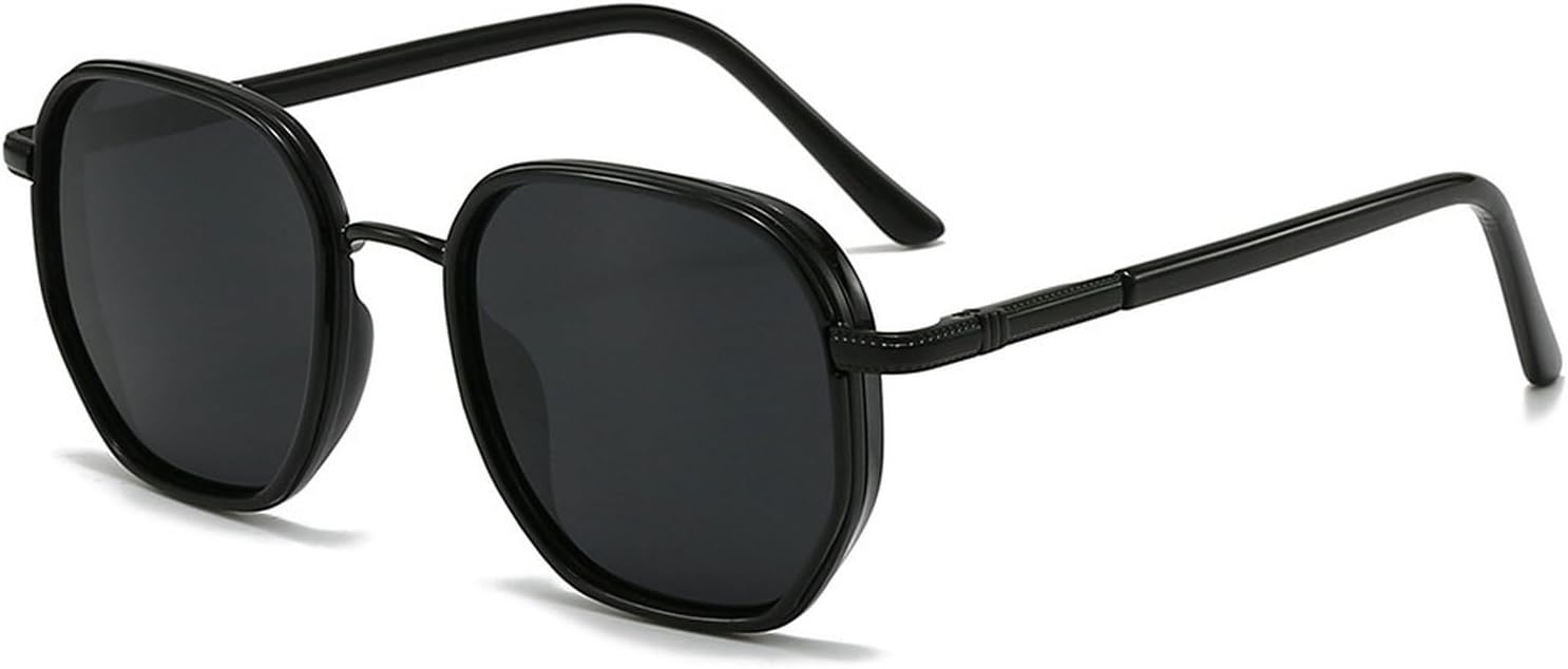 Поляризованные солнцезащитные очки-пилот для женщин, винтажные квадратные солнцезащитные очки с двойной перемычкой и металлическими линзами, защита от УФ-излучения mincl, C7
Поляризованные солнцезащитные очки-пилот для женщин, винтажные квадратные солнцезащитные очки с двойной перемычкой и металлическими линзами, защита от УФ-излучения mincl, C7