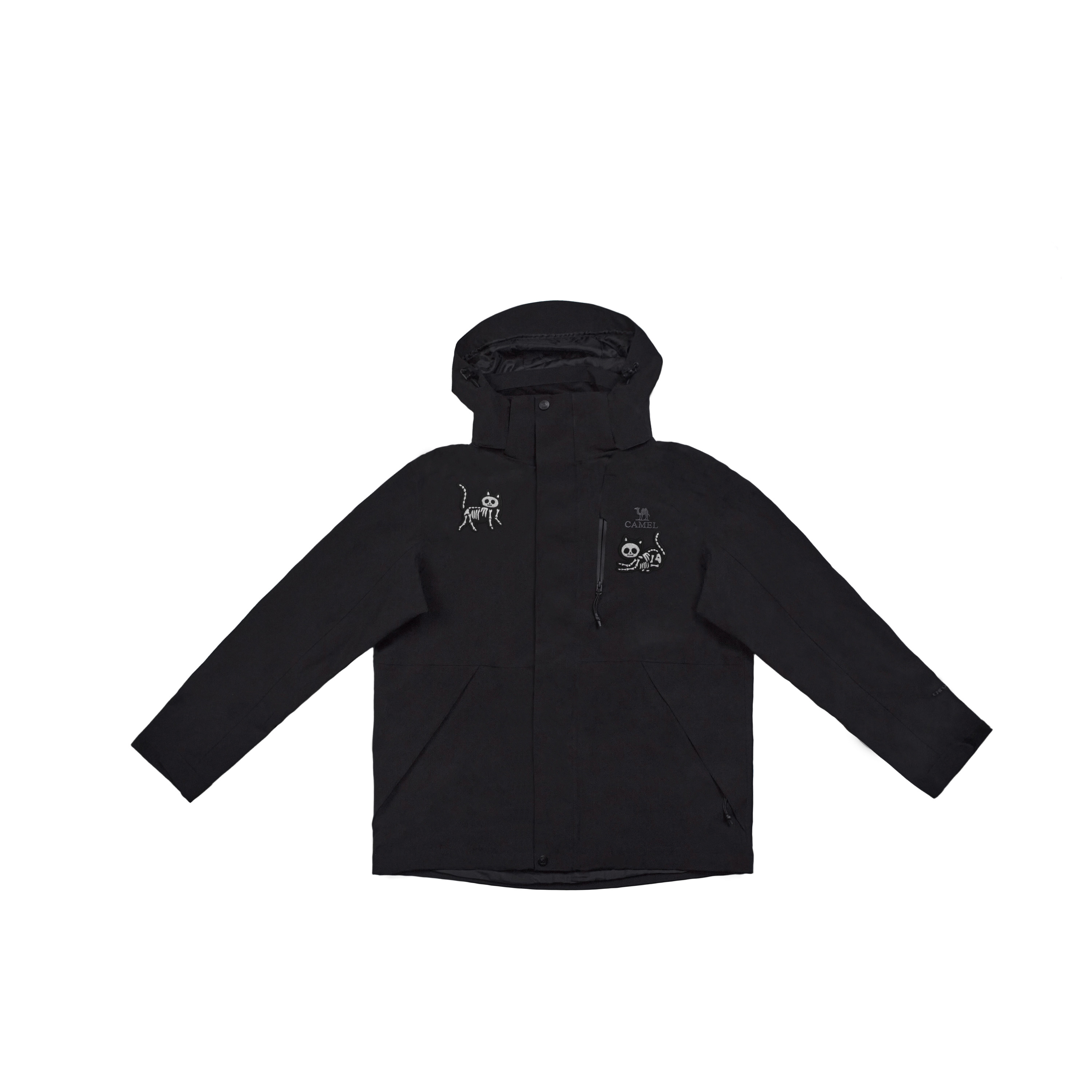 CAMEL Ветровка All weather Unisex Phantom Black с капюшоном
CAMEL Ветровка All weather Unisex Phantom Black с капюшоном