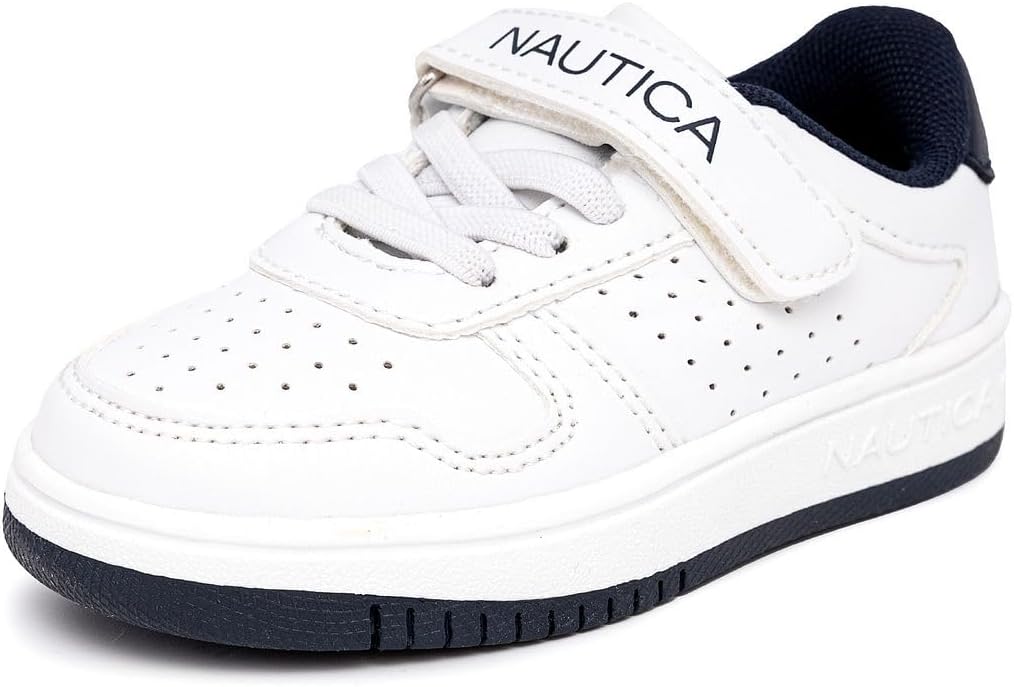 Детские кроссовки Nautica с регулируемыми ремешками, Удобные повседневные кеды для мальчиков и девочек, малышей и маленьких детей, белый
Детские кроссовки Nautica с регулируемыми ремешками, Удобные повседневные кеды для мальчиков и девочек, малышей и маленьких детей, белый