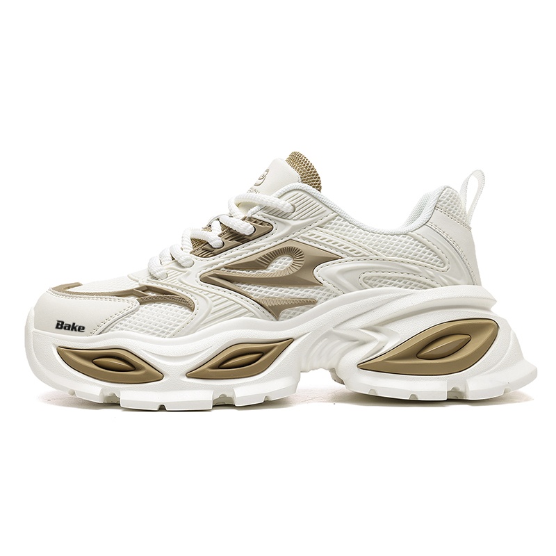 BAKE Дышащие и легкие массивные кроссовки мужские низкие экрю, цвет Ecru
BAKE Дышащие и легкие массивные кроссовки мужские низкие экрю, цвет Ecru