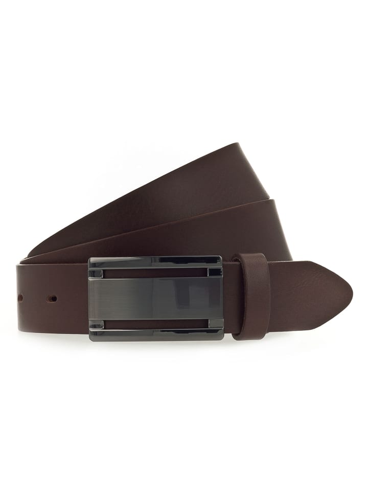 Кожаный ремень темно-коричневого цвета Vanzetti
Кожаный ремень темно-коричневого цвета Vanzetti