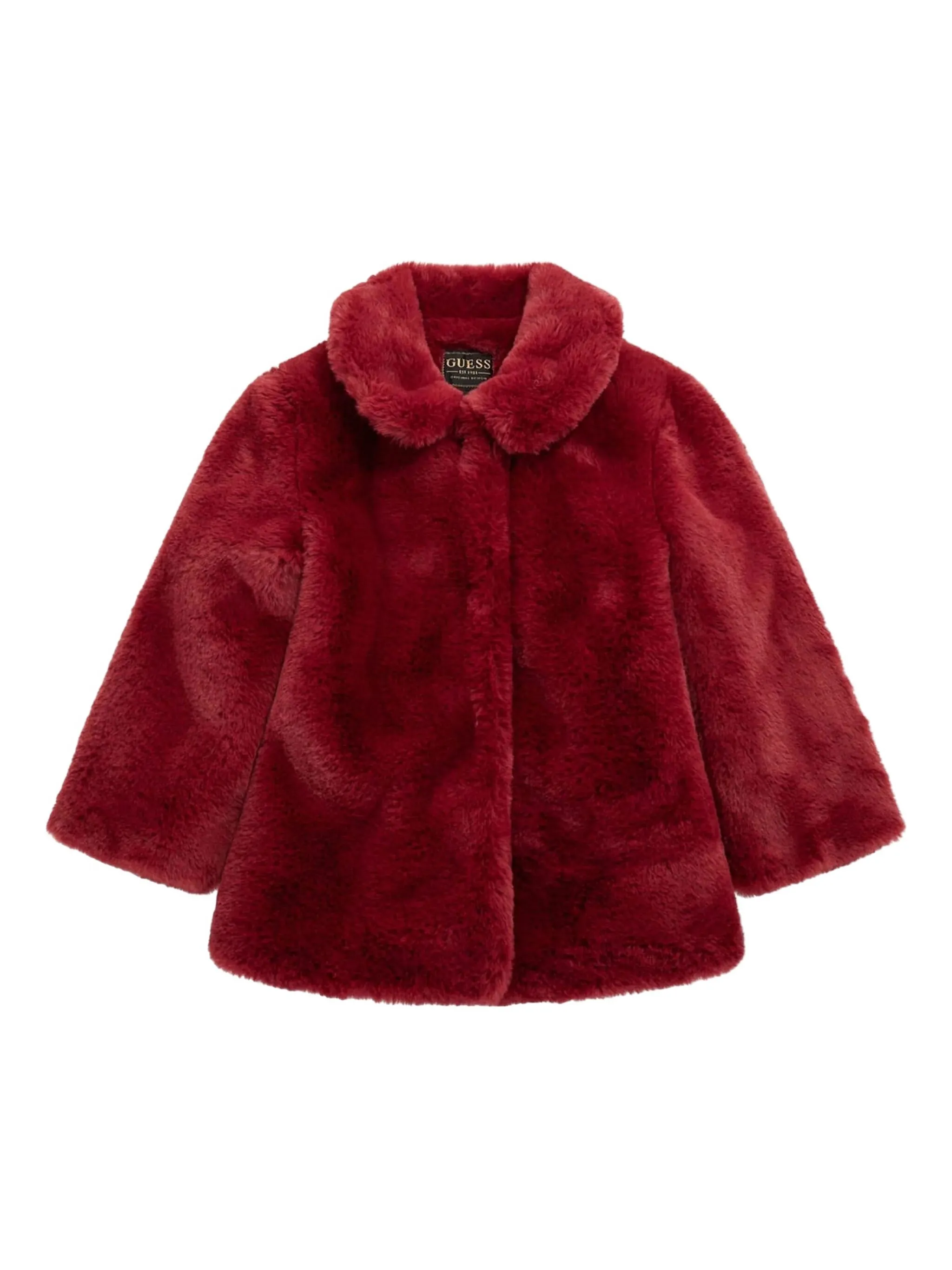 Шуба из искусственного меха с воротником Питер Пэн Guess Kids, красный
Шуба из искусственного меха с воротником Питер Пэн Guess Kids, красный