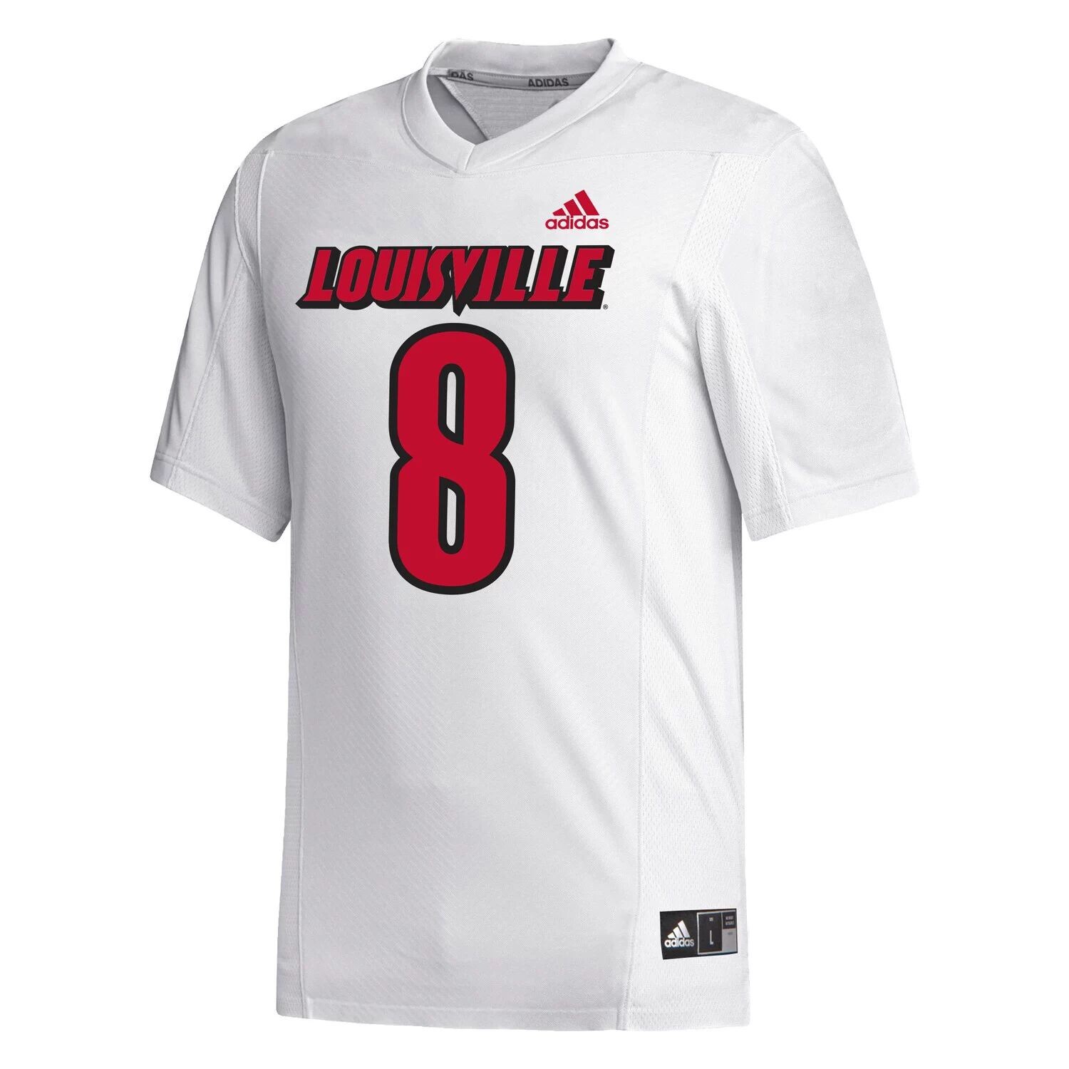 Реплика мужского белого джерси выпускника команды Louisville Cardinals № 8 №8 adidas, Белый, Реплика мужского белого джерси выпускника команды Louisville Cardinals № 8 №8 adidas
Реплика мужского белого джерси выпускника команды Louisville Cardinals № 8 №8 adidas, Белый, Реплика мужского белого джерси выпускника команды Louisville Cardinals № 8 №8 adidas