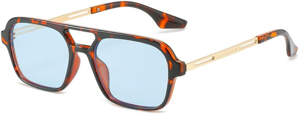 Ретро солнцезащитные очки с двойной перемычкой для женщин, модные, с прозрачными линзами цвета океана, защита от УФ-излучения UV400; мужские модные металлические полые солнцезащитные очки, L20322 generic, Leopard Blue
Ретро солнцезащитные очки с двойной перемычкой для женщин, модные, с прозрачными линзами цвета океана, защита от УФ-излучения UV400; мужские модные металлические полые солнцезащитные очки, L20322 generic, Leopard Blue