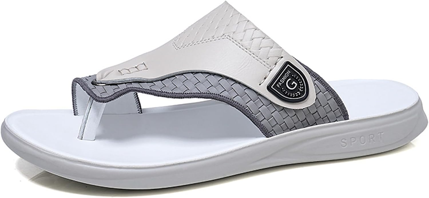 Мужские модные шлепанцы из кожи, сандалии с открытым носком, удобные повседневные тапочки, летние сандалии-слипы для мужчин Abborora, бежевый
Мужские модные шлепанцы из кожи, сандалии с открытым носком, удобные повседневные тапочки, летние сандалии-слипы для мужчин Abborora, бежевый