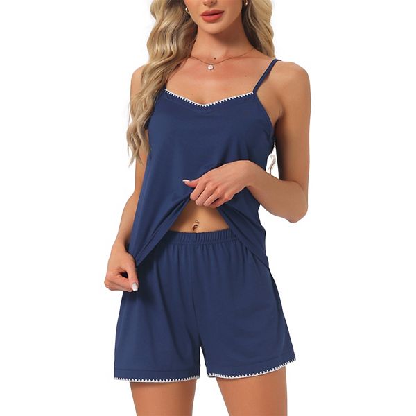 Женский комплект пижамы с безрукавным топом на бретелях и шортами Inspire Chic, Navy
Женский комплект пижамы с безрукавным топом на бретелях и шортами Inspire Chic, Navy
