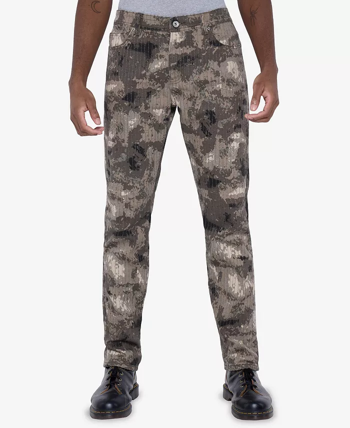 Мужские джинсы с принтом и вертикальной строчкой Raw X, коричневый
Мужские джинсы с принтом и вертикальной строчкой Raw X, коричневый