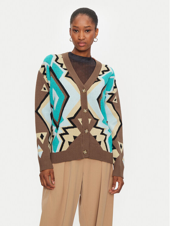 Кардиган стандартного кроя Fracomina, коричневый
Кардиган стандартного кроя Fracomina, коричневый