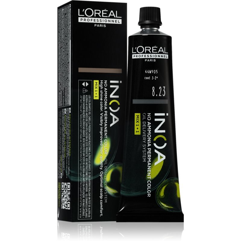 Стойкая краска для волос L'Oréal Professionnel Inoa без аммиака оттенок 8.23 60 мл
Стойкая краска для волос L'Oréal Professionnel Inoa без аммиака оттенок 8.23 60 мл