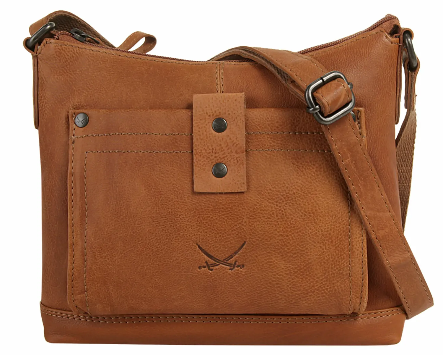 Сумка через плечо Zanzibar, натуральная кожа Sansibar, цвет Cognac 
Сумка через плечо Zanzibar, натуральная кожа Sansibar, цвет Cognac