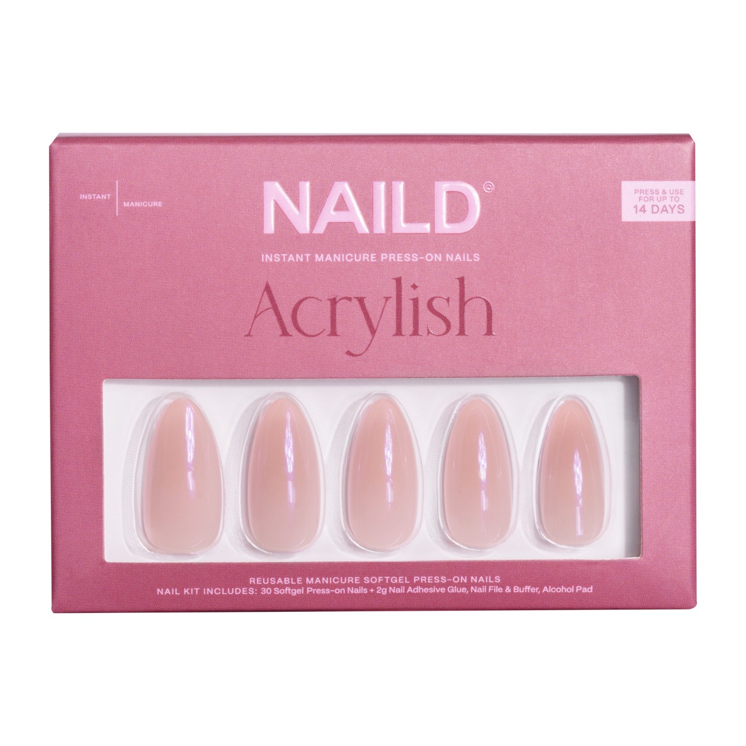 Искусственные ногти glazed rose almond long softgel press on nails Naild, количество 1 шт.
Искусственные ногти glazed rose almond long softgel press on nails Naild, количество 1 шт.