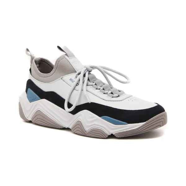 Кроссовки Quake с добавлением кожи Hugo, серый
Кроссовки Quake с добавлением кожи Hugo, серый