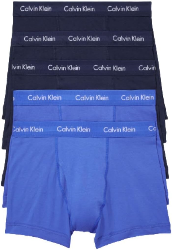 Мужские боксеры Calvin Klein из хлопка и эластичного материала, комплект из 5 пар, 3 Blue Shadow, 2 Cobalt
Мужские боксеры Calvin Klein из хлопка и эластичного материала, комплект из 5 пар, 3 Blue Shadow, 2 Cobalt