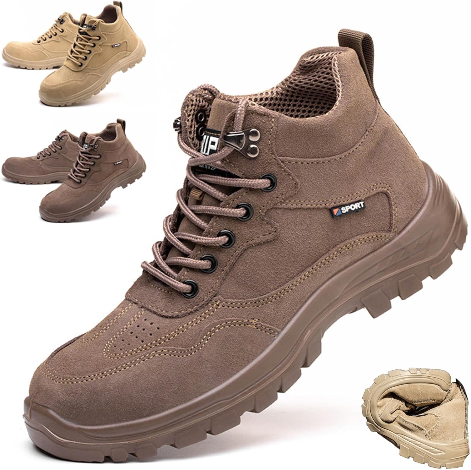 Стальные ботинки для женщин и мужчин, неразрушимые защитные ботинки унисекс, удобные, дышащие, проколоустойчивые кроссовки Generic, коричневый
Стальные ботинки для женщин и мужчин, неразрушимые защитные ботинки унисекс, удобные, дышащие, проколоустойчивые кроссовки Generic, коричневый