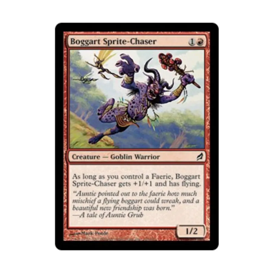 CCG Боггарт Охотник за спрайтами (клавиша C), MTG - Lorwyn
CCG Боггарт Охотник за спрайтами (клавиша C), MTG - Lorwyn