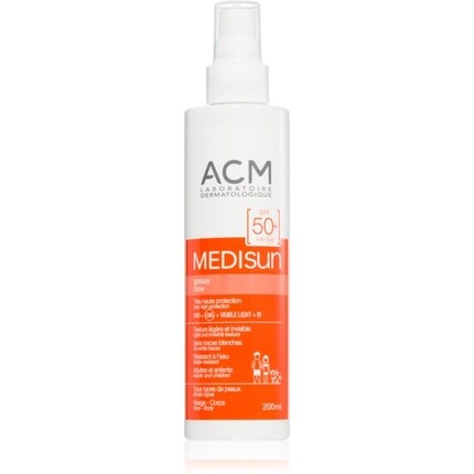 ACM Medisun спрей для загара для лица и тела SPF 50+ 200 мл
ACM Medisun спрей для загара для лица и тела SPF 50+ 200 мл
