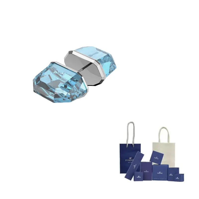 Люрекс серьги-гвоздики женские Swarovski, синий
Люрекс серьги-гвоздики женские Swarovski, синий