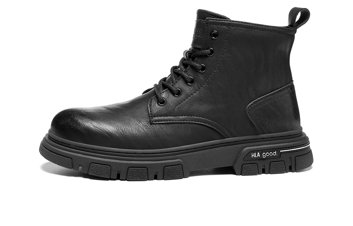 HLA Ботинки Martin мужские, черно-коричневые
HLA Ботинки Martin мужские, черно-коричневые