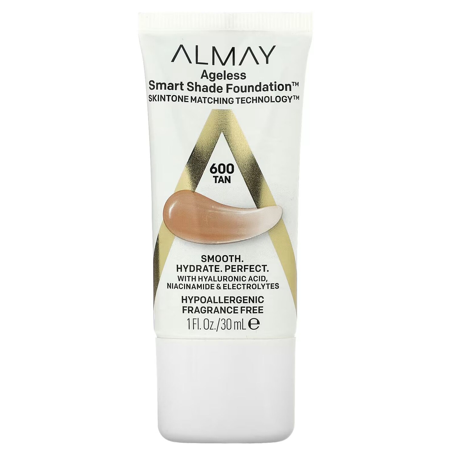 Тональная основа Ageless Smart Shade, оттенок 600 Tan, 1 жидкая унция (30 мл) Almay
Тональная основа Ageless Smart Shade, оттенок 600 Tan, 1 жидкая унция (30 мл) Almay