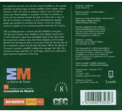 CD диск Grande Chapelle / Recasens: Entre Aventuras y Encantimentos: Music for Don
CD диск Grande Chapelle / Recasens: Entre Aventuras y Encantimentos: Music for Don