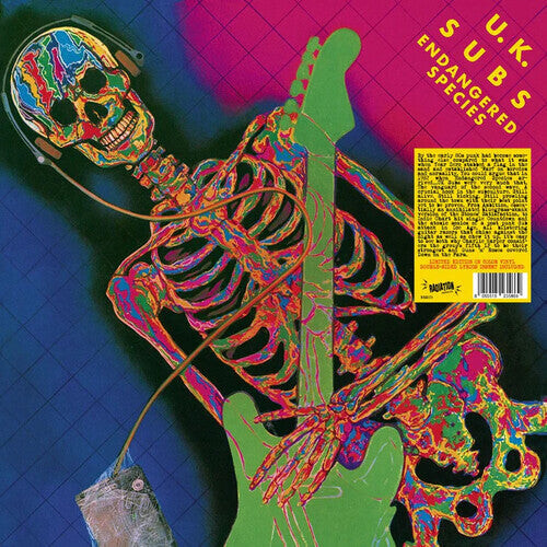 Виниловая пластинка UK Subs: Endangered Species - Pink Colored Vinyl
Виниловая пластинка UK Subs: Endangered Species - Pink Colored Vinyl