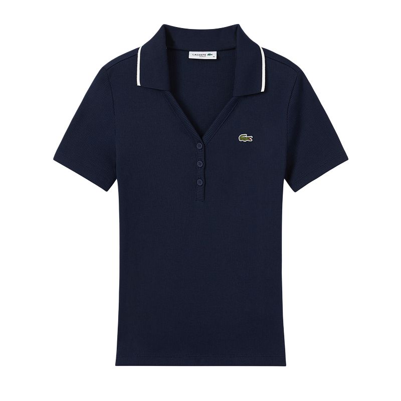 LACOSTE SS25 Футболка поло женская navy blue/white multicolor
LACOSTE SS25 Футболка поло женская navy blue/white multicolor