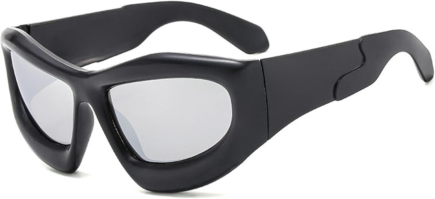 Willochra Модные нестандартные панк-солнцезащитные очки для женщин и мужчин, для активного отдыха, велоспорта, прямоугольные солнцезащитные очки, стиль Y2K, хип-хоп, Black Silver
Willochra Модные нестандартные панк-солнцезащитные очки для женщин и мужчин, для активного отдыха, велоспорта, прямоугольные солнцезащитные очки, стиль Y2K, хип-хоп, Black Silver