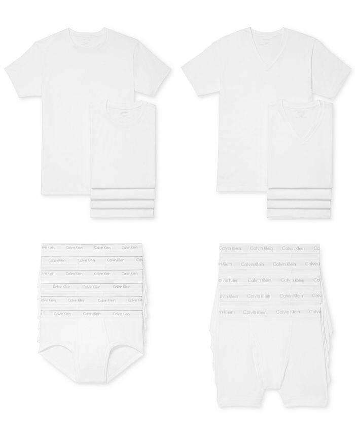 Мультиупаковки мужского нижнего белья Cotton Classics Calvin Klein, цвет White/Heather Grey
Мультиупаковки мужского нижнего белья Cotton Classics Calvin Klein, цвет White/Heather Grey