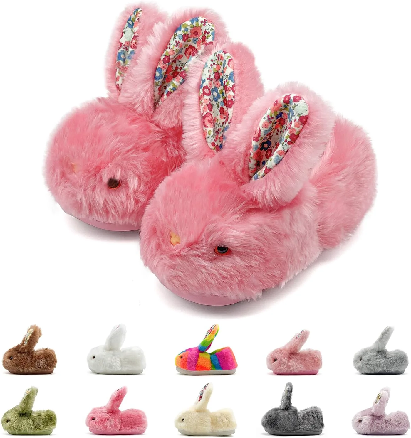 Тапочки для малышей rosychlo, мальчиков и девочек, плюшевые тапочки с кроликом, милые, нескользящие, теплые зимние туфли, подходят для дома и улицы Rosyclo, розовый
Тапочки для малышей rosychlo, мальчиков и девочек, плюшевые тапочки с кроликом, милые, нескользящие, теплые зимние туфли, подходят для дома и улицы Rosyclo, розовый