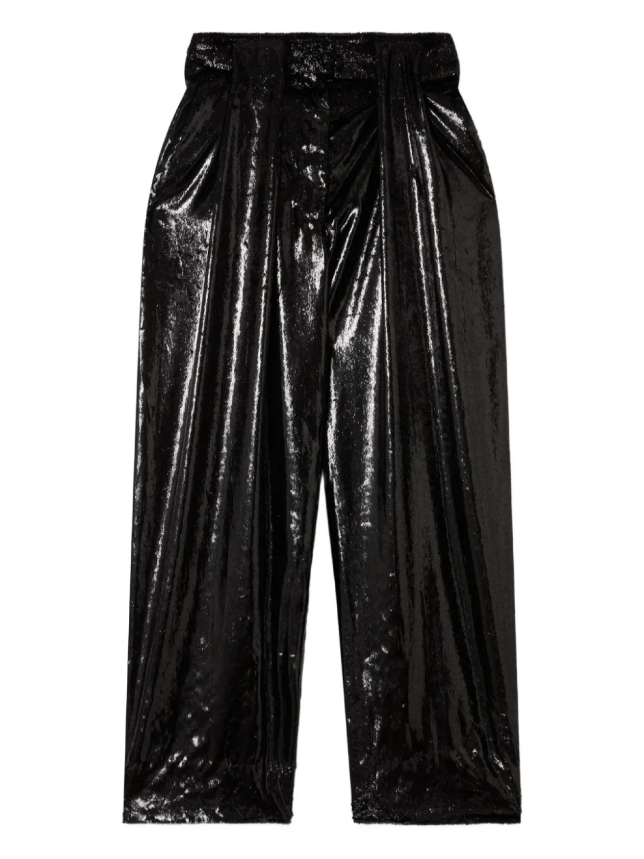 Блестящие брюки Stella McCartney, черный
Блестящие брюки Stella McCartney, черный
