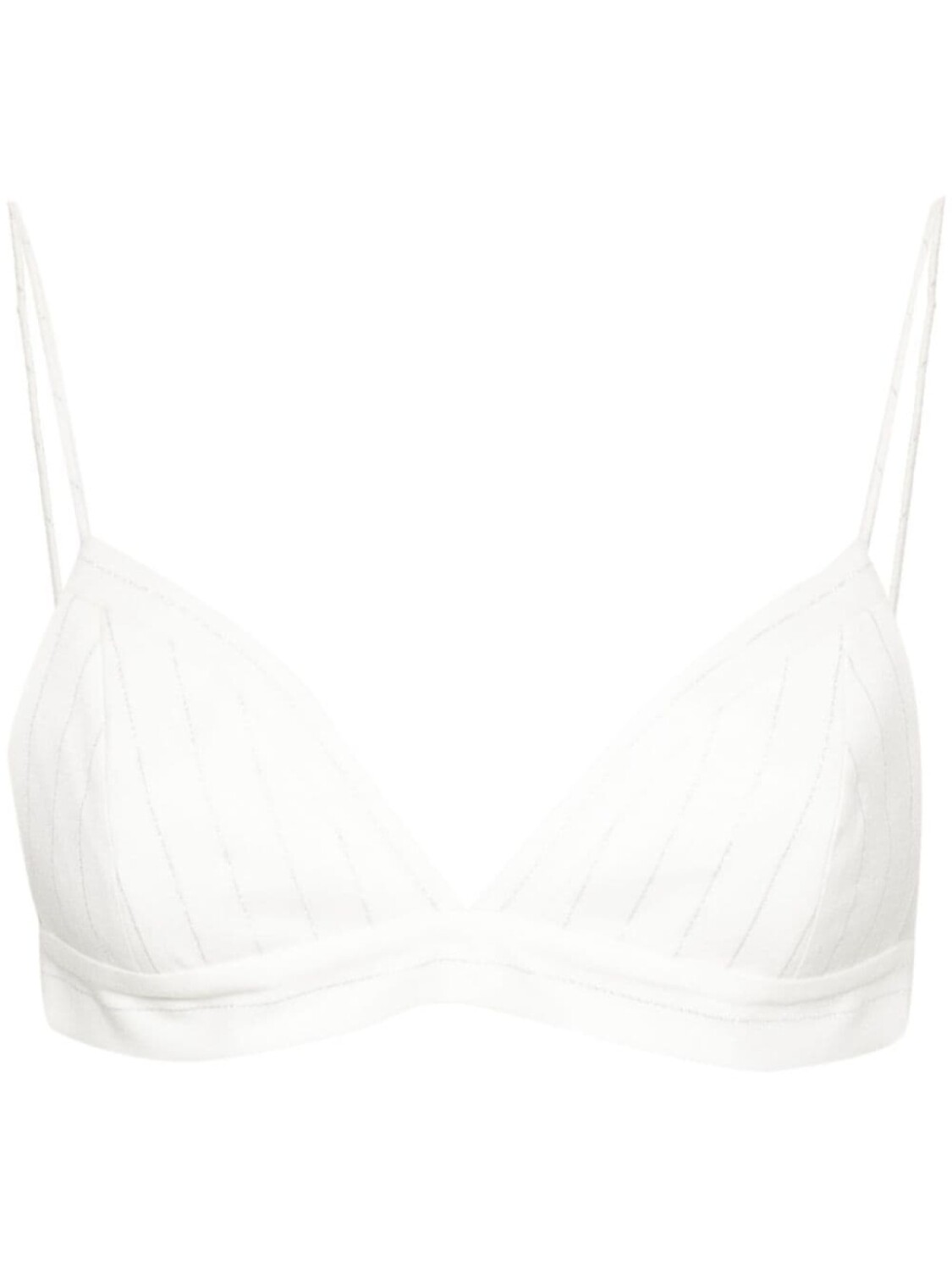 Укороченный топ-бралетт с треугольными чашками Alex Perry, белый
Укороченный топ-бралетт с треугольными чашками Alex Perry, белый