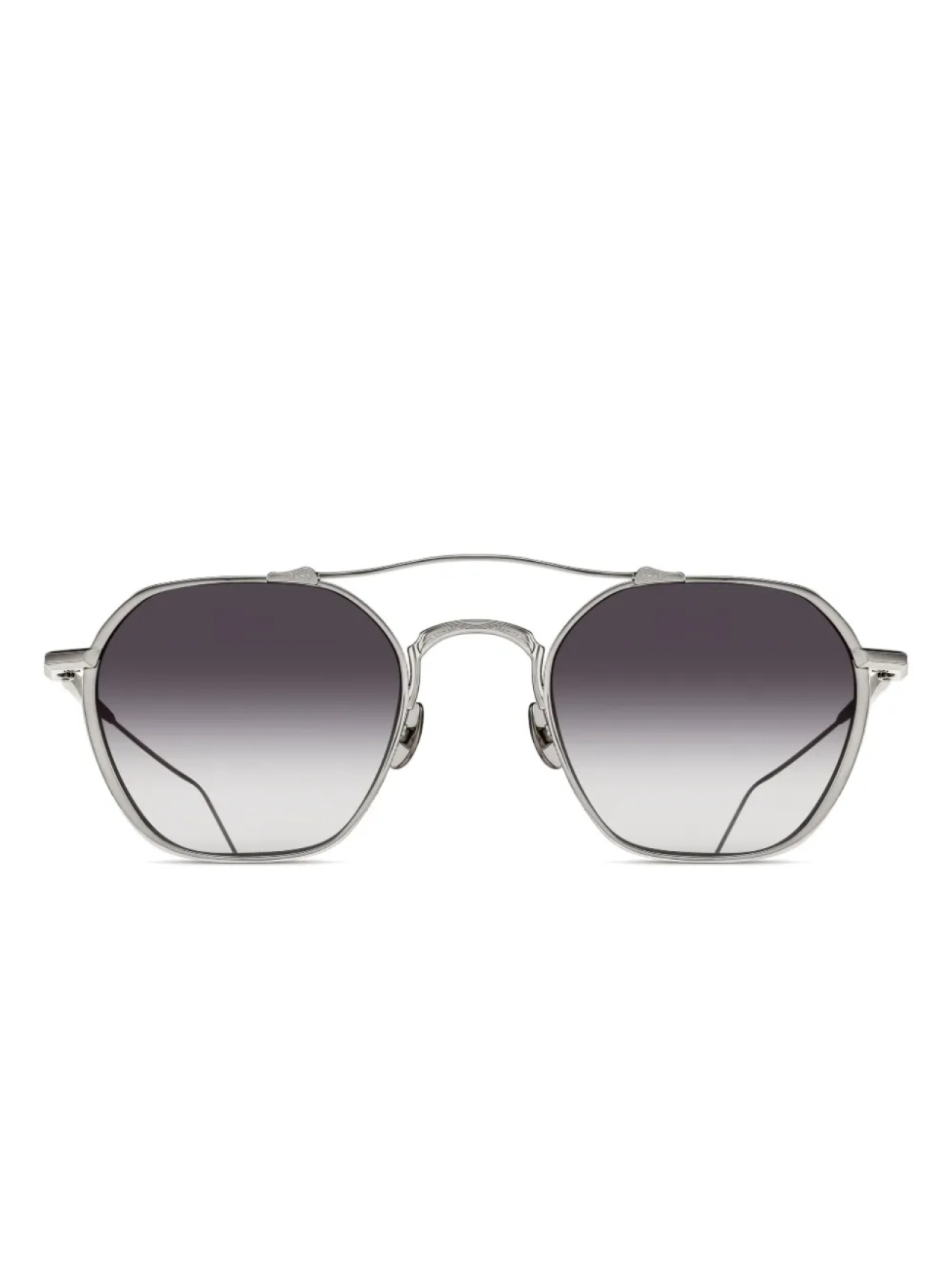Солнцезащитные очки в геометрической оправе Matsuda, серебряный
Солнцезащитные очки в геометрической оправе Matsuda, серебряный
