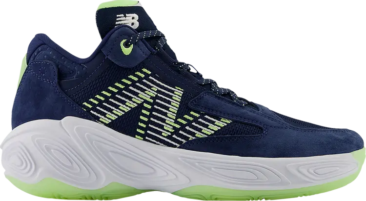 Кроссовки Fresh Foam BB v2 'Navy Bleached Lime Glow', синий
Кроссовки Fresh Foam BB v2 'Navy Bleached Lime Glow', синий