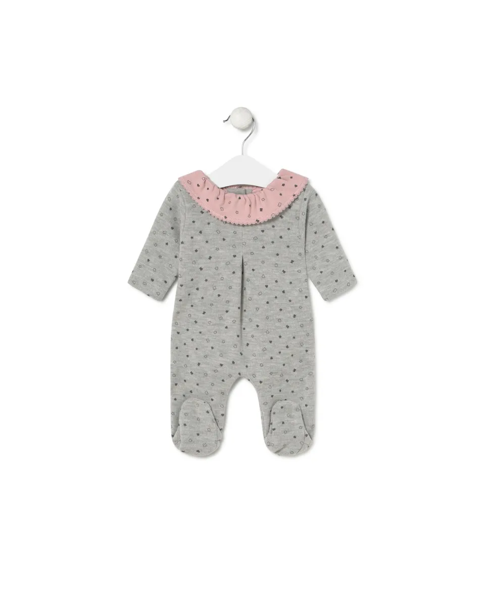 Детский комбинезон из трикотажа с принтом и воротником «питер пан» Tous, серый
Детский комбинезон из трикотажа с принтом и воротником «питер пан» Tous, серый