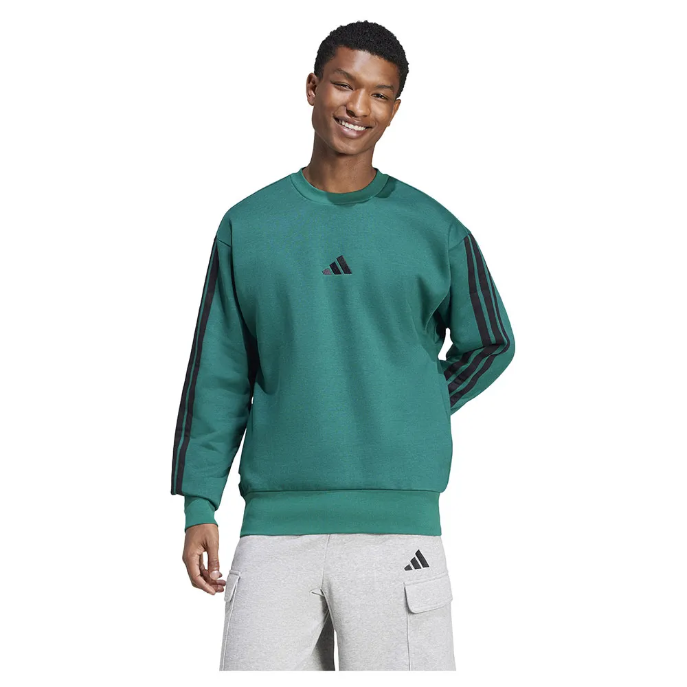 Толстовка adidas Essentials 3 Stripes Fleece, зеленый
Толстовка adidas Essentials 3 Stripes Fleece, зеленый