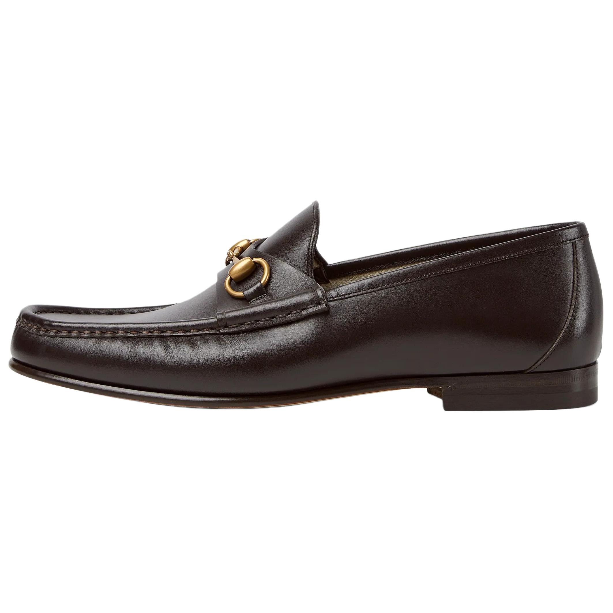 GUCCI Мужские повседневные туфли Horsebit 1953, темно-коричневые
GUCCI Мужские повседневные туфли Horsebit 1953, темно-коричневые