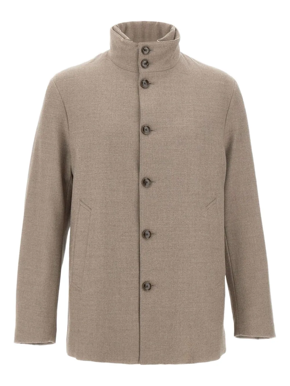 Пальто на пуговицах с высоким воротником Montecore, нейтральный
Пальто на пуговицах с высоким воротником Montecore, нейтральный