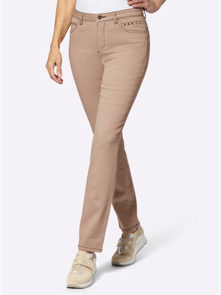 Джинсы пуш-ап бежевого цвета WITT WEIDEN
Джинсы пуш-ап бежевого цвета WITT WEIDEN