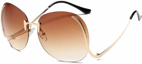 Солнцезащитные очки большого размера без оправы для женщин, винтажные квадратные солнцезащитные очки, большие оправы, очки с защитой от УФ-излучения UV400 (2026 год) MTZJH, 4
Солнцезащитные очки большого размера без оправы для женщин, винтажные квадратные солнцезащитные очки, большие оправы, очки с защитой от УФ-излучения UV400 (2026 год) MTZJH, 4